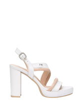 Nero Giardini Sandalo Donna Bianco
